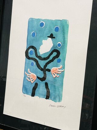 David Hockney Lithograaf – Gesigneerd met certificaat